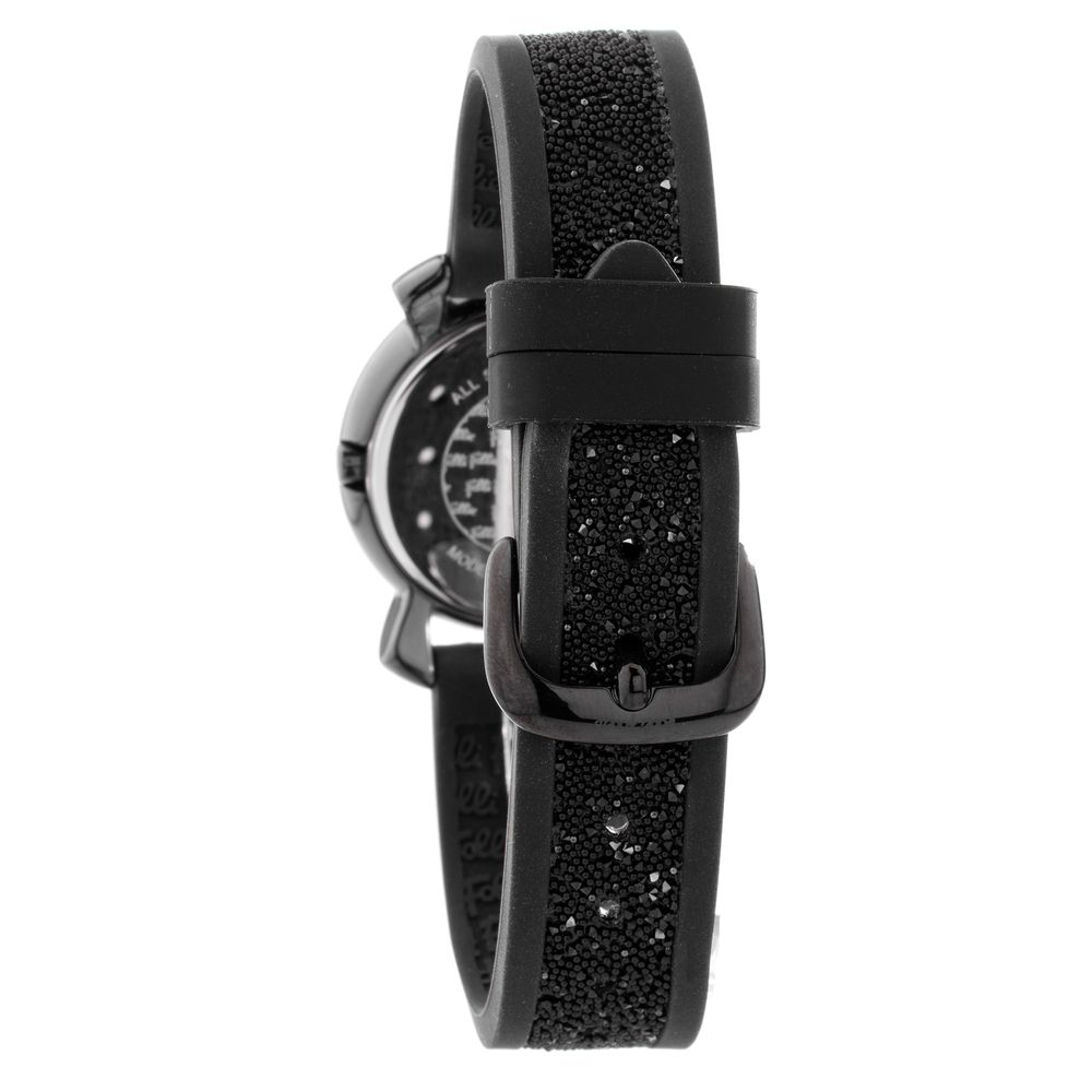 Folli Follie Schwarze Kunststoff-Armbanduhr