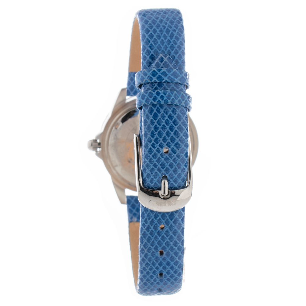 Folli Follie Blaues Lederarmband-Uhr