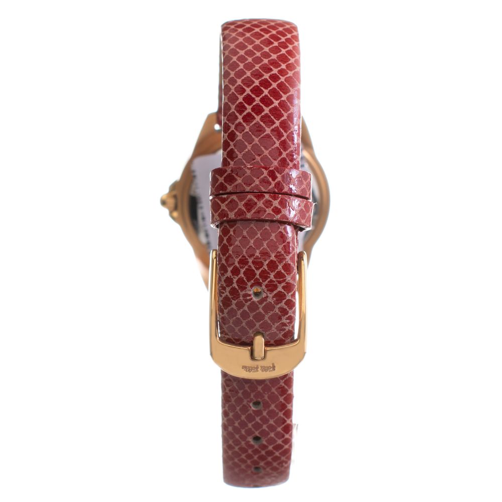 Folli Follie Rote Leder-Armbanduhr