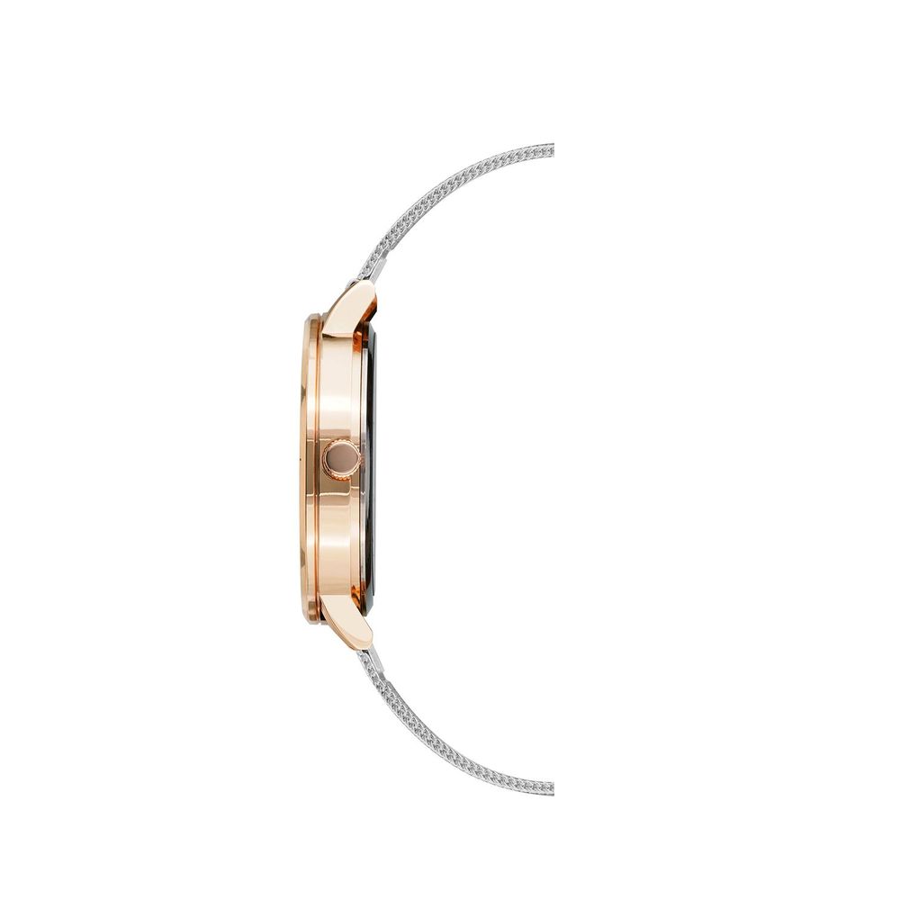 Juicy Couture Silberne Edelstahl-Armbanduhr