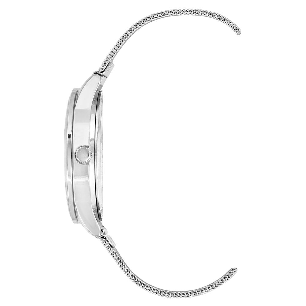 Juicy Couture Silberne Edelstahl-Armbanduhr