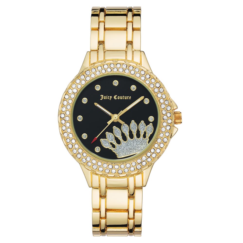 Juicy Couture Goldene Metall-Armbanduhr