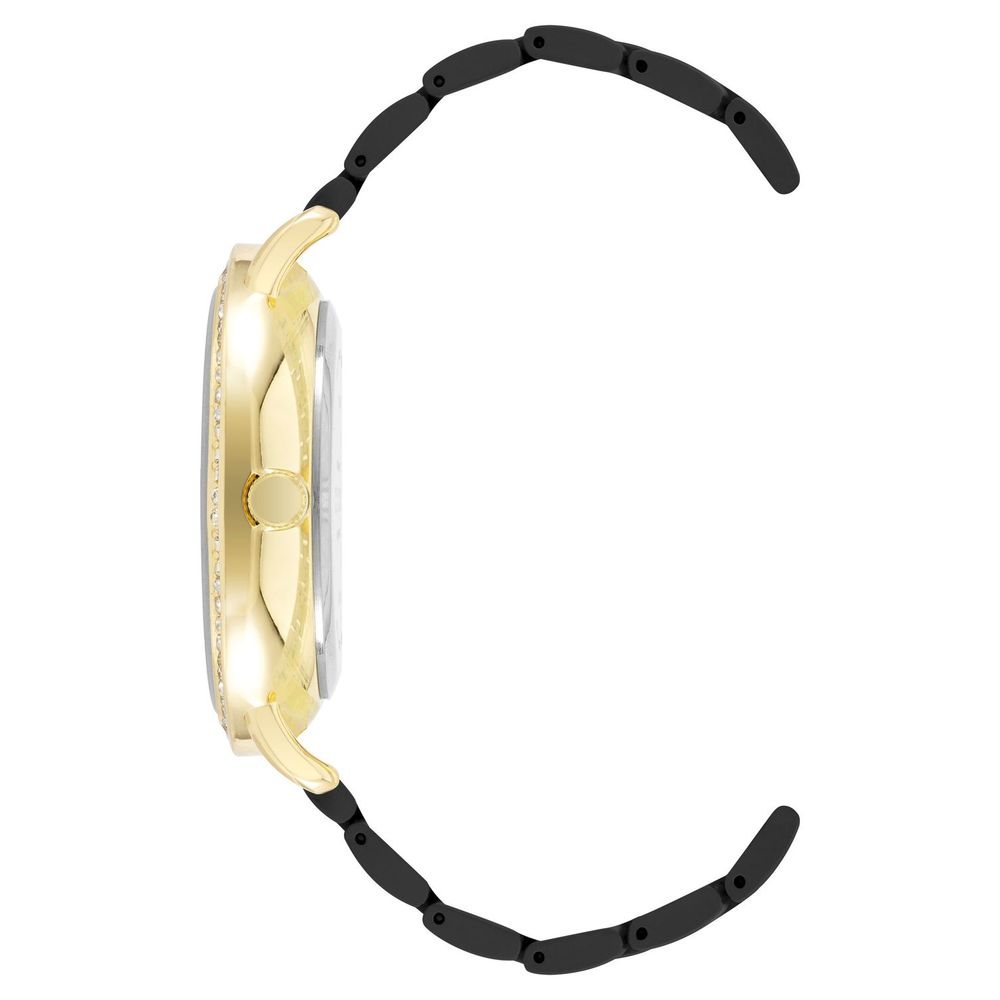 Juicy Couture Schwarze Metall-Armbanduhr