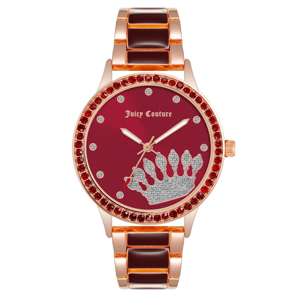 Juicy Couture Metall-Armbanduhr mit bunten Farben
