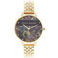 Olivia Burton Goldene Edelstahl-Dress-Uhr
