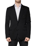 Dolce & Gabbana Schwarzer Sakko aus Wolle, Einreiher