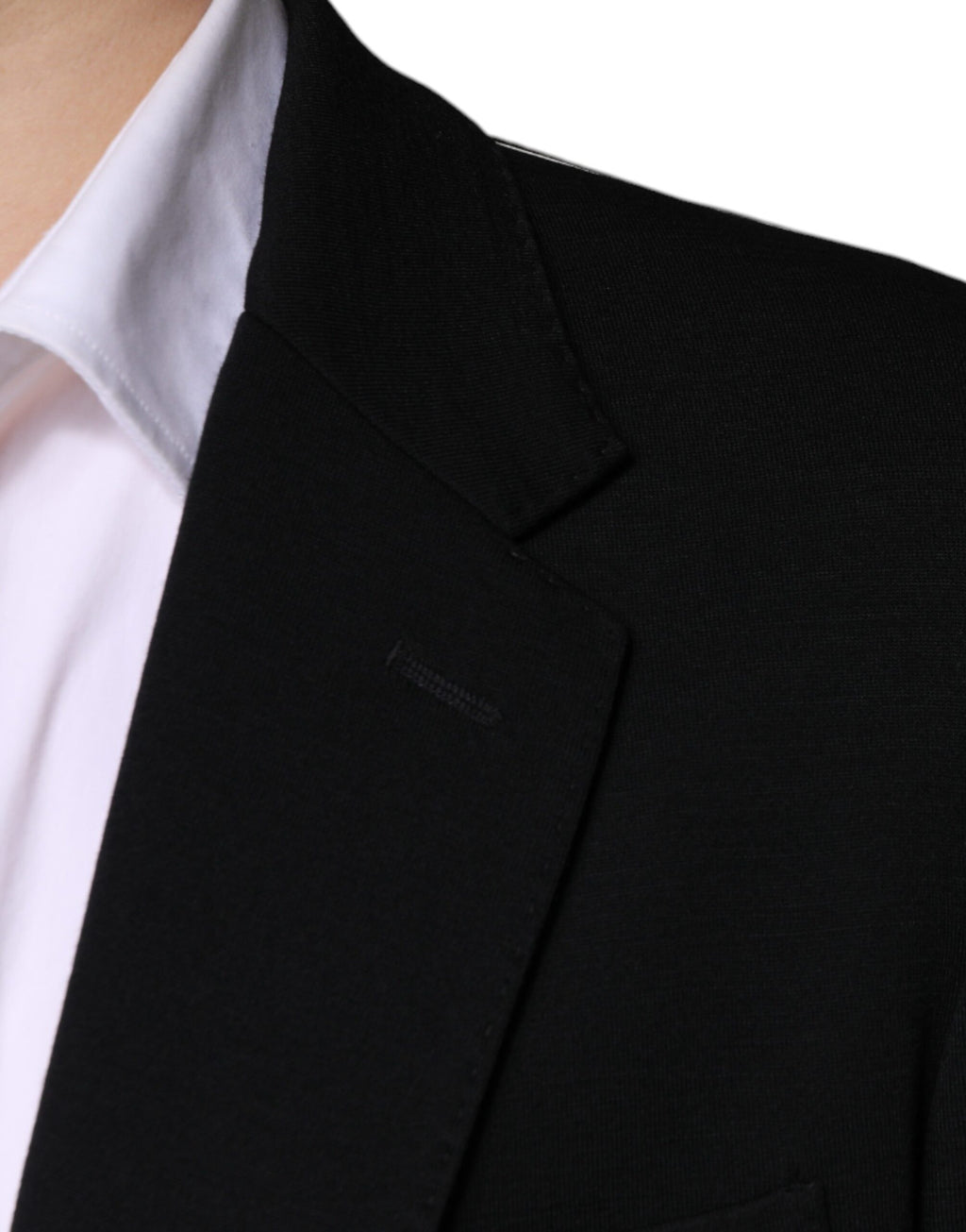 Dolce & Gabbana Schwarzer Sakko aus Wolle, Einreiher