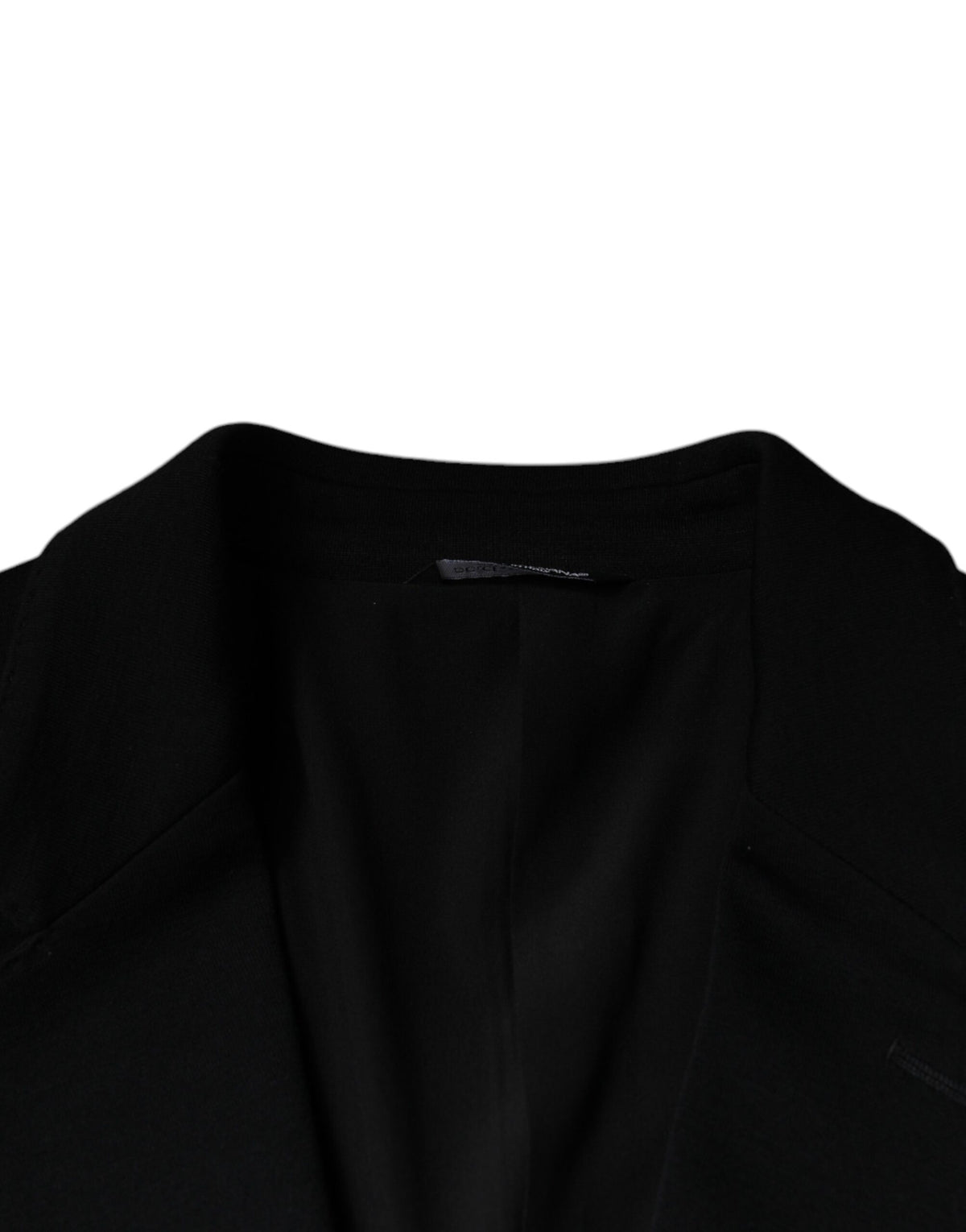 Dolce & Gabbana Schwarzer Sakko aus Wolle, Einreiher
