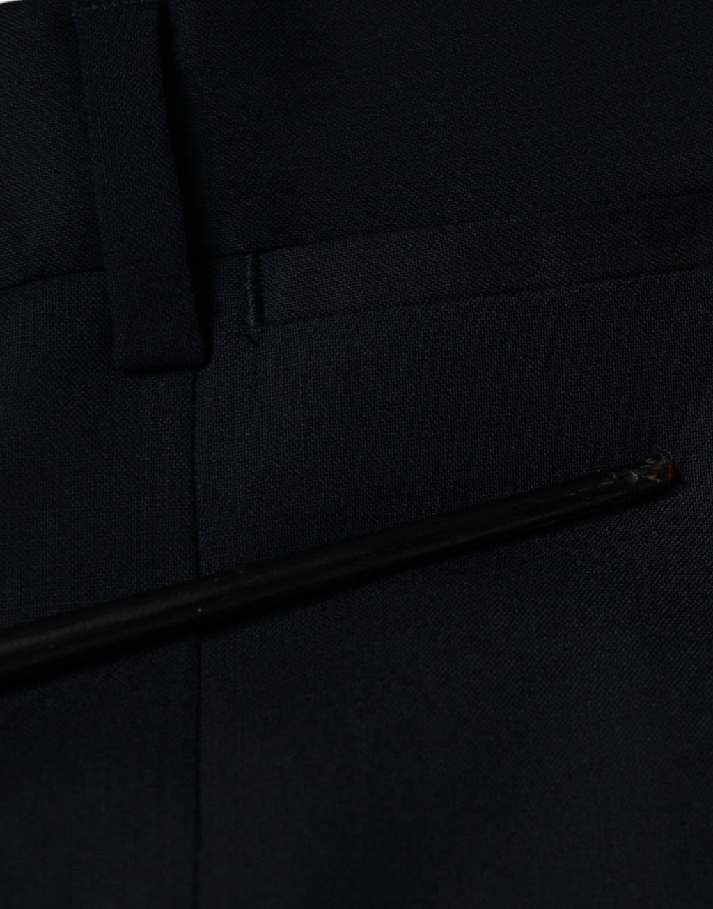 Dolce & Gabbana Blaue Wolle Skinny Formal Dress Pants