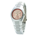 Chronotech Silberne Polycarbonat-Armbanduhr