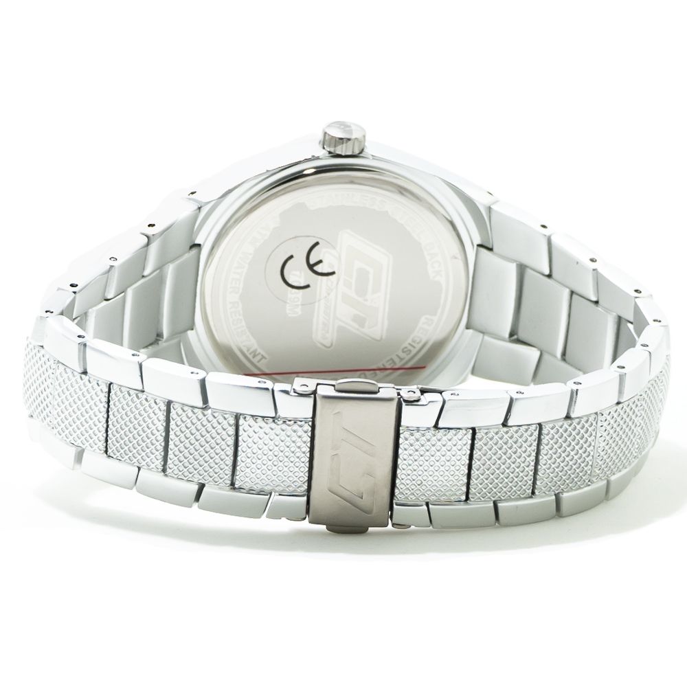 Chronotech Elegante Aluminium-Armbanduhr in Grau