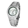 Chronotech Silberne Polycarbonat-Armbanduhr