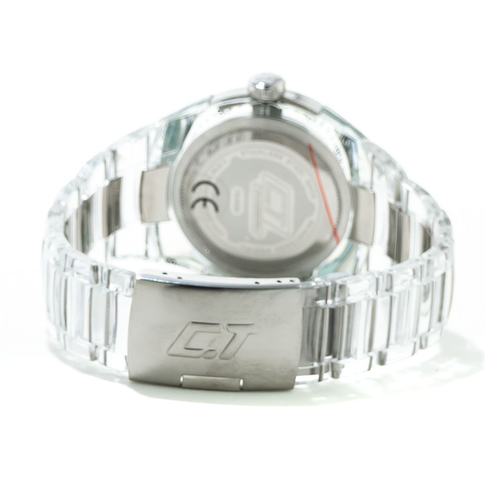 Chronotech Transparente Polycarbonat-Armbanduhr