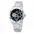 Chronotech Graues Armbanduhr aus Edelstahl