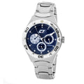 Chronotech Silberne Edelstahl-Dress-Watch