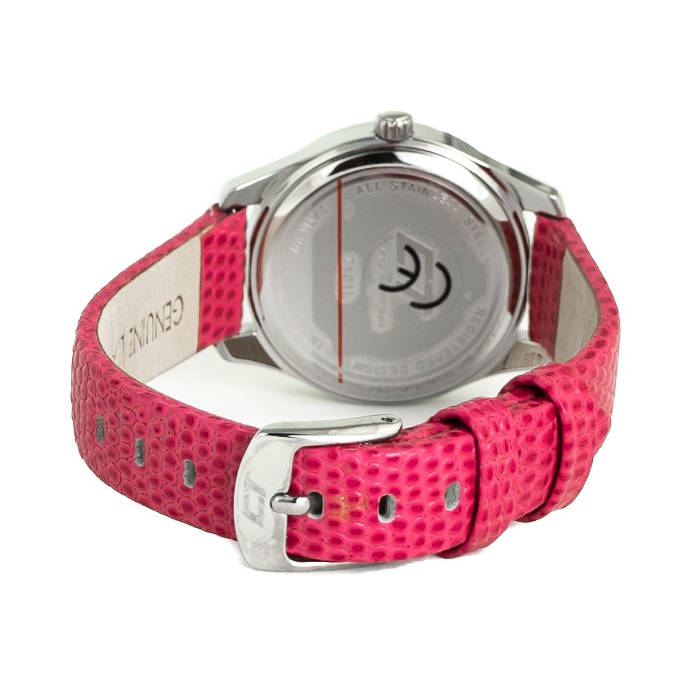 Chronotech Multicolor-Leder-Armbanduhr
