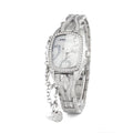 Chronotech Silberne Armbanduhr aus Edelstahl