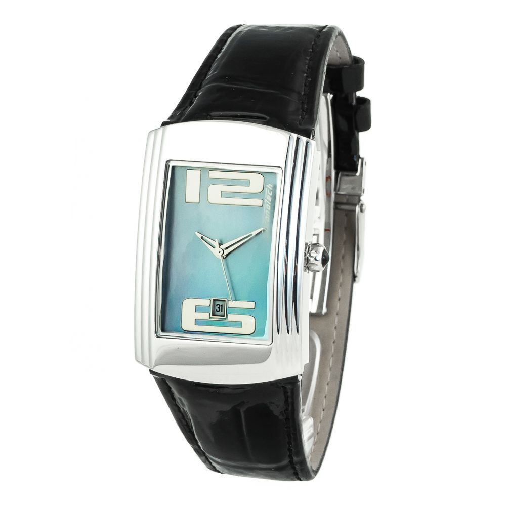 Chronotech Silberne Edelstahl-Dress-Watch