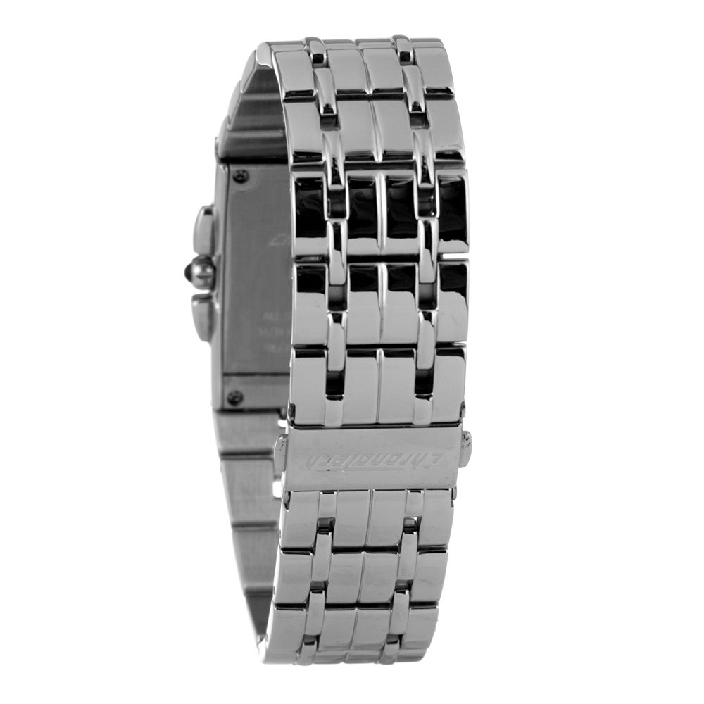 Chronotech Silberne Edelstahl-Dress-Watch