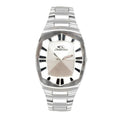 Chronotech Silberne Armbanduhr aus Edelstahl