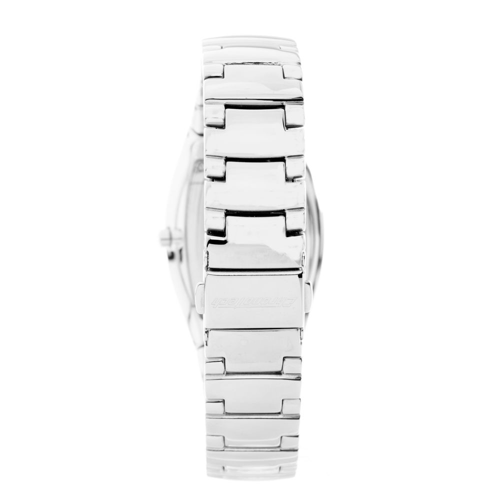 Chronotech Silberne Edelstahl-Dress-Uhr