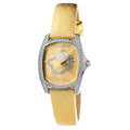 Chronotech Goldene Leder-Kleidungsuhr