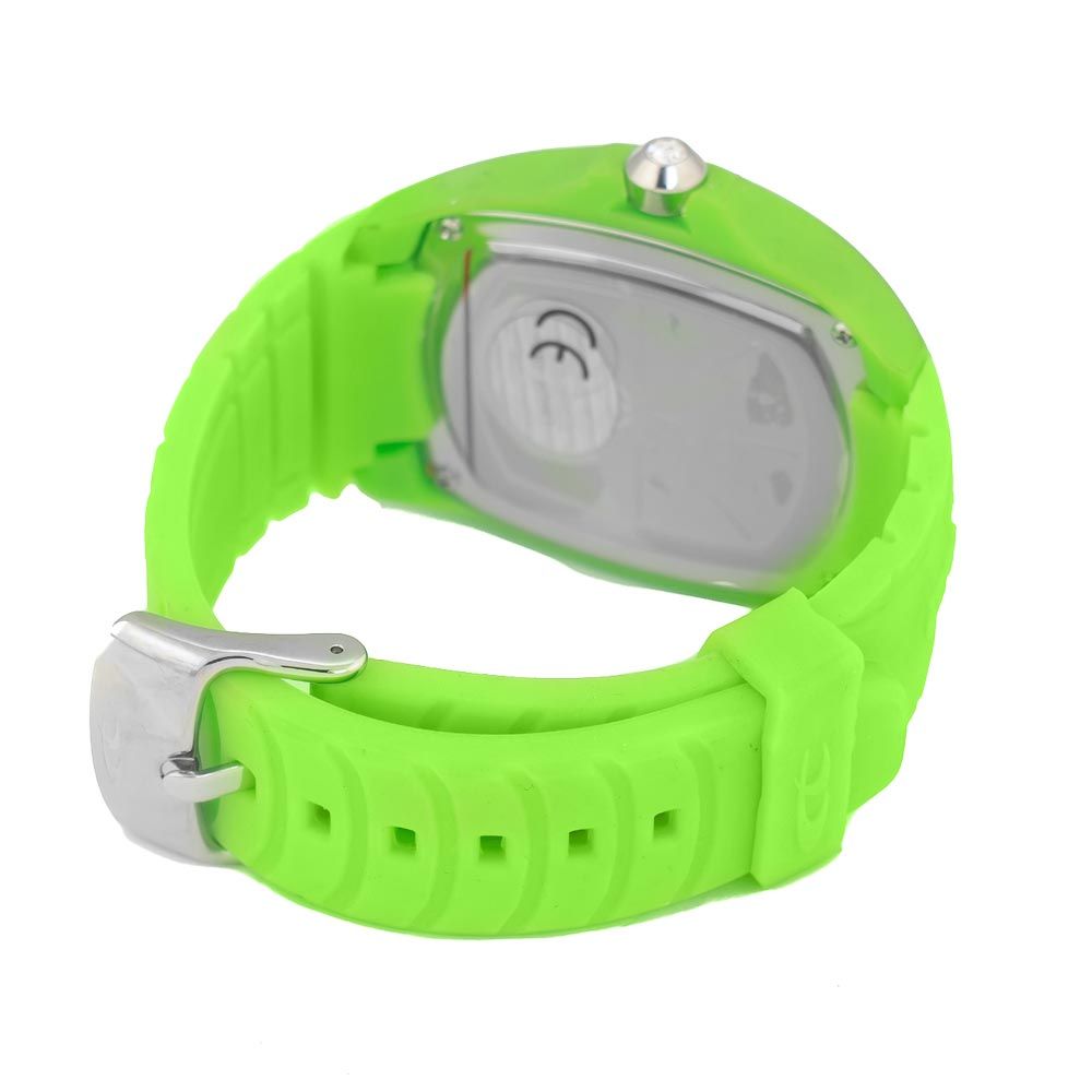 Chronotech Grünes Armbanduhr aus Gummi