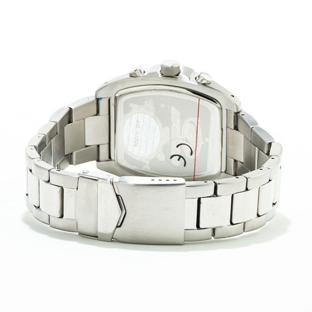 Chronotech Silberne Edelstahl-Dress-Watch