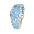 Chronotech Blaues Lederarmband-Uhr