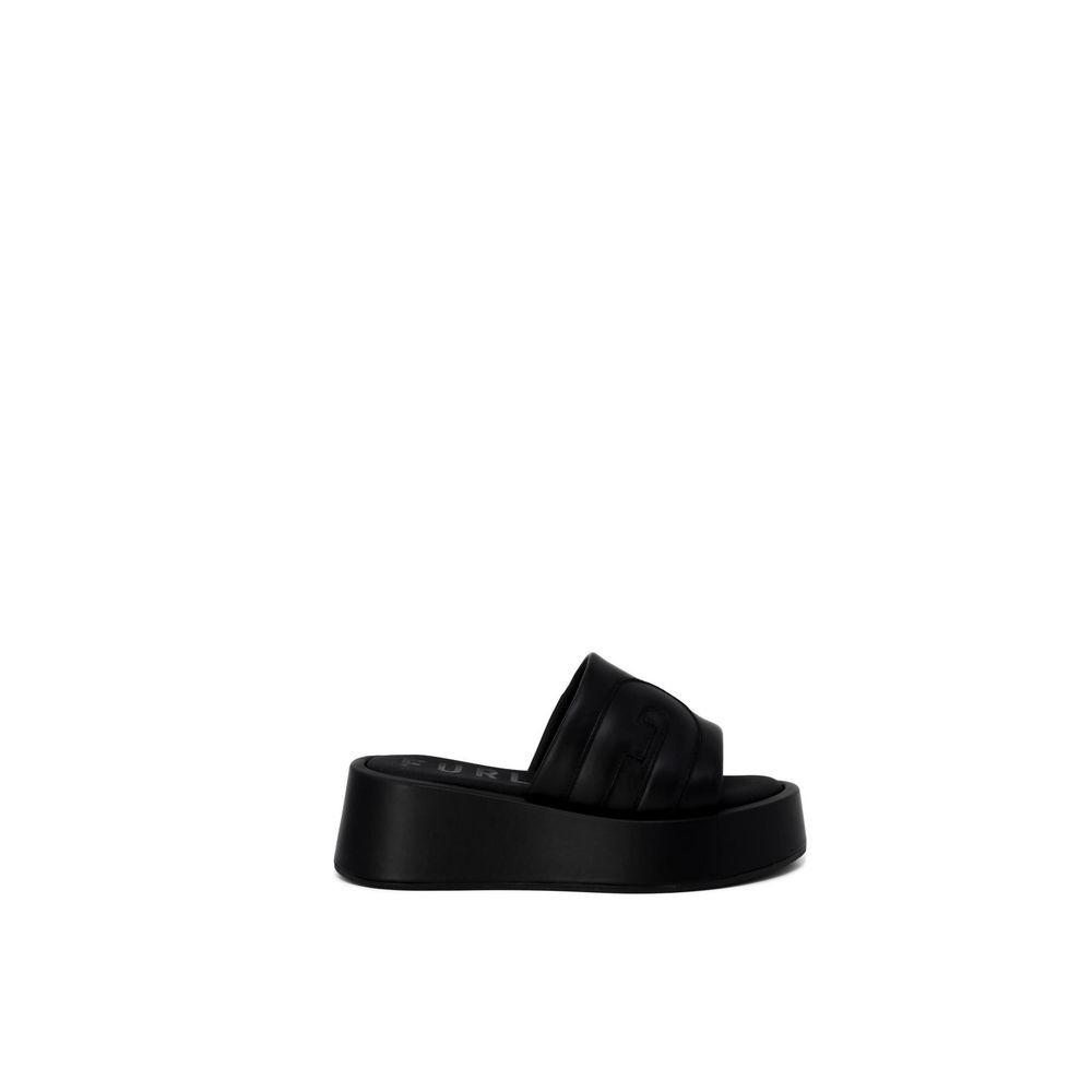 Furla Schwarzer Lederpantoffel