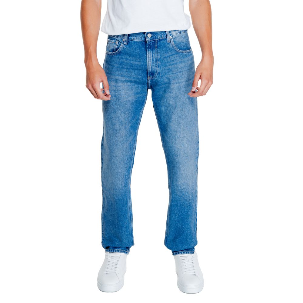 Calvin Klein Jeans Hellblaue Cotton Relaxed Fit Jeans
