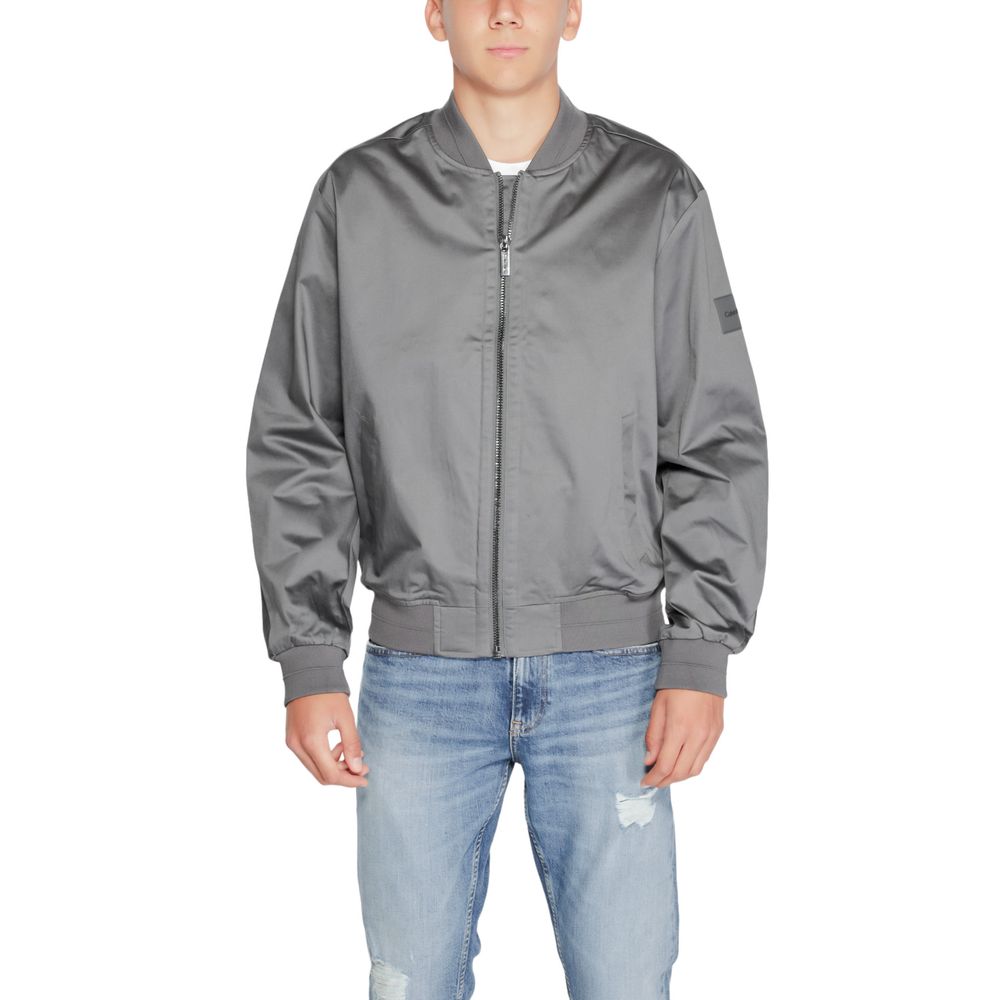 Calvin Klein Graue Bio-Baumwolljacken &amp
