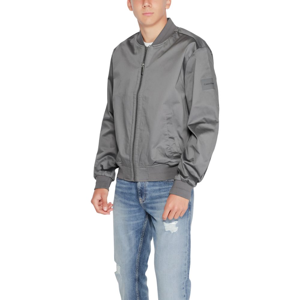 Calvin Klein Graue Bio-Baumwolljacken &amp