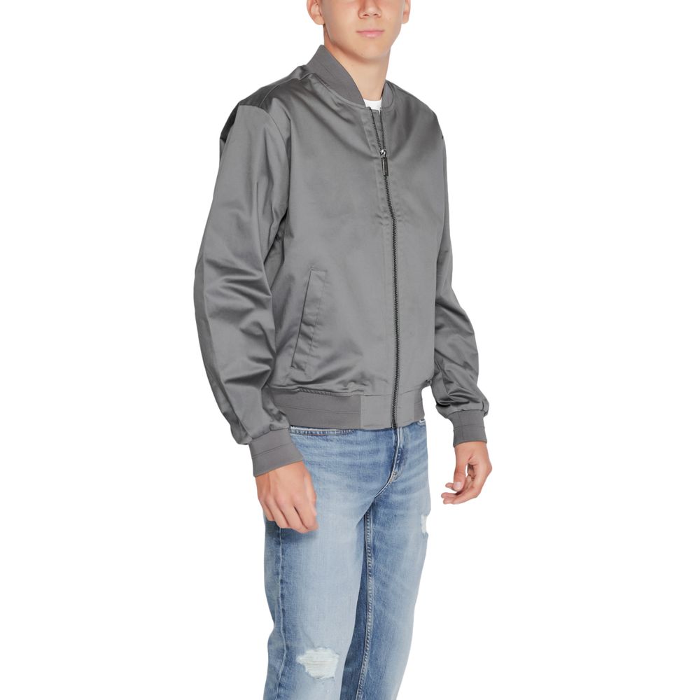 Calvin Klein Graue Bio-Baumwolljacken &amp