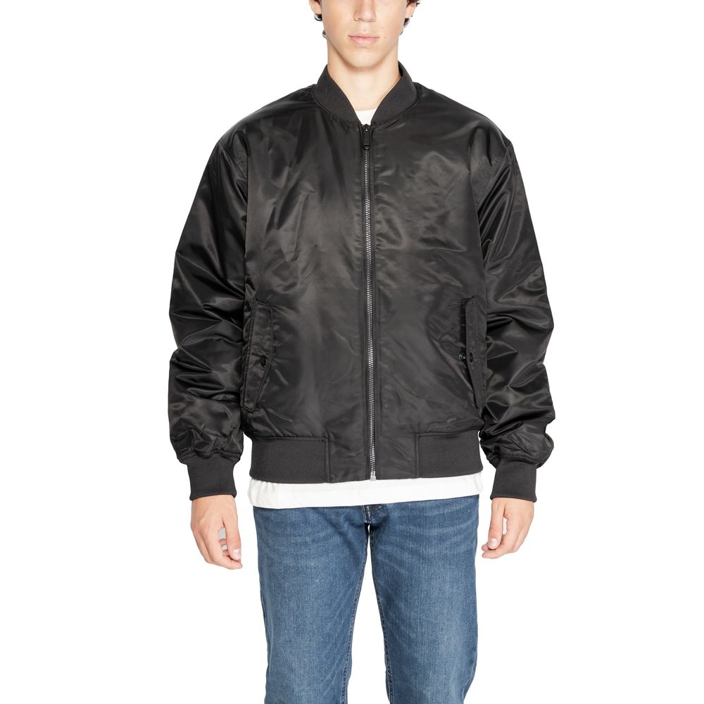 Calvin Klein Jeans Schwarze Polyamid-Jacken &amp