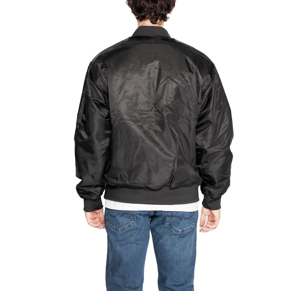 Calvin Klein Jeans Schwarze Polyamid-Jacken &amp