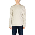 Calvin Klein Jeans Beige Organic Cotton Sweatshirt