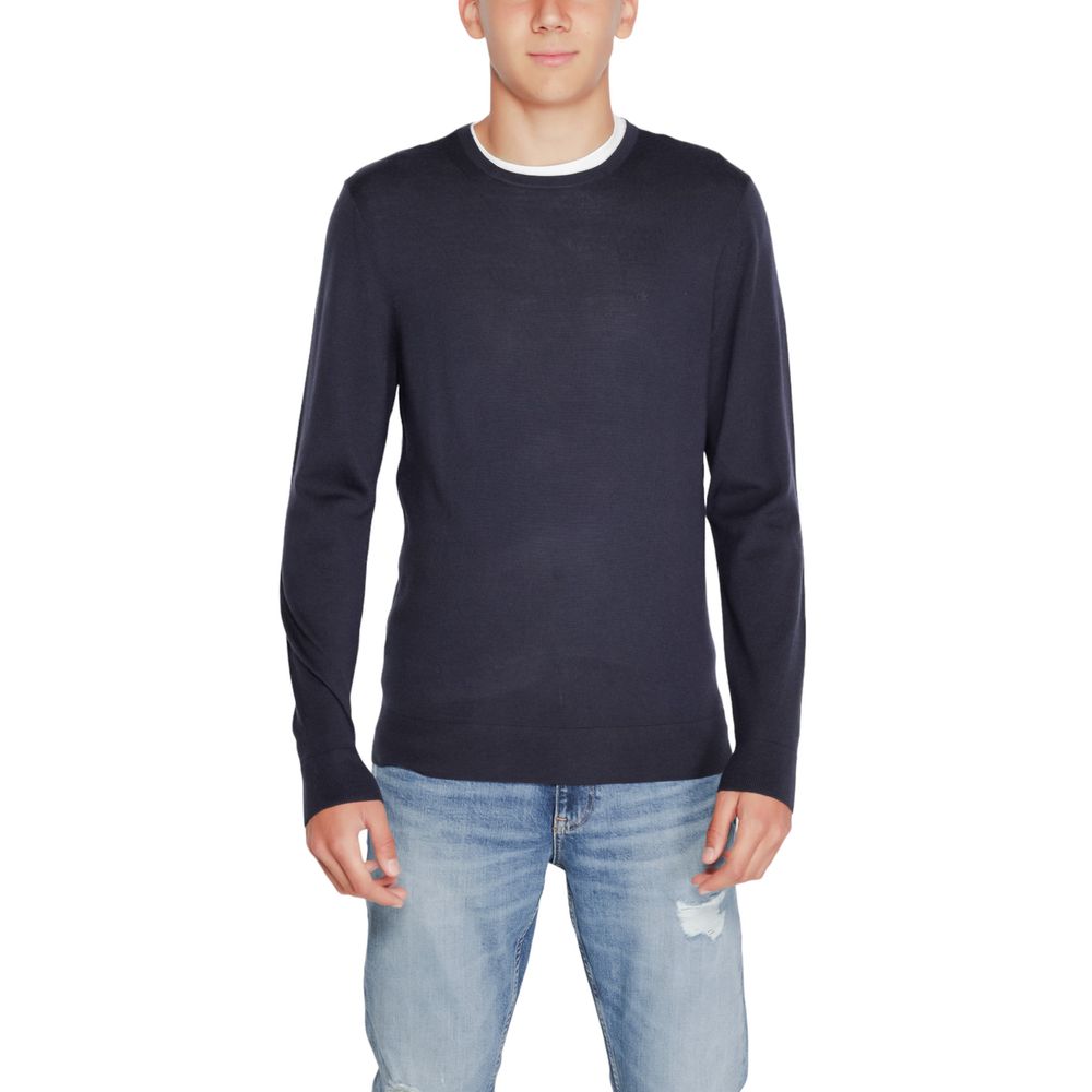 Calvin Klein Blaue Sportbekleidung aus recycelter Wolle