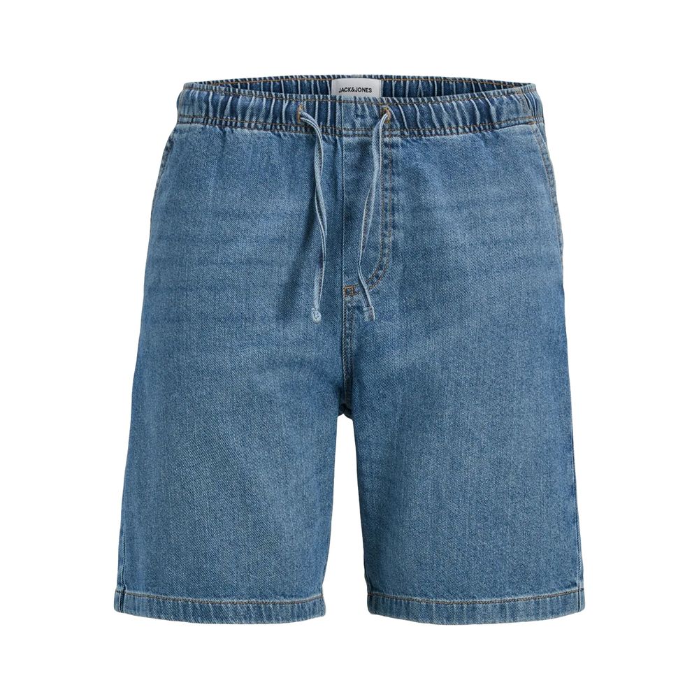 Jack Jones Hellblaue Baumwoll-Bermuda-Shorts