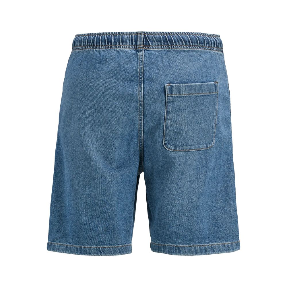 Jack Jones Hellblaue Baumwoll-Bermuda-Shorts