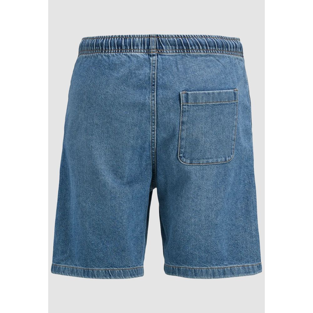 Jack Jones Hellblaue Baumwoll-Bermuda-Shorts