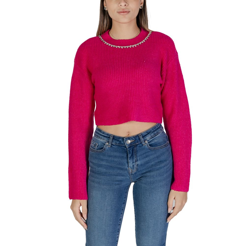 Only Rosa Sweatshirt aus recyceltem Polyester