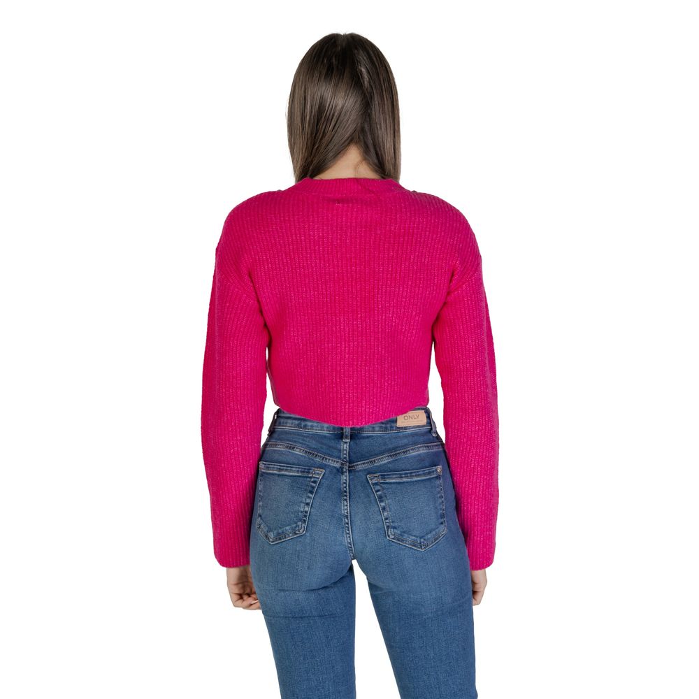 Only Rosa Sweatshirt aus recyceltem Polyester