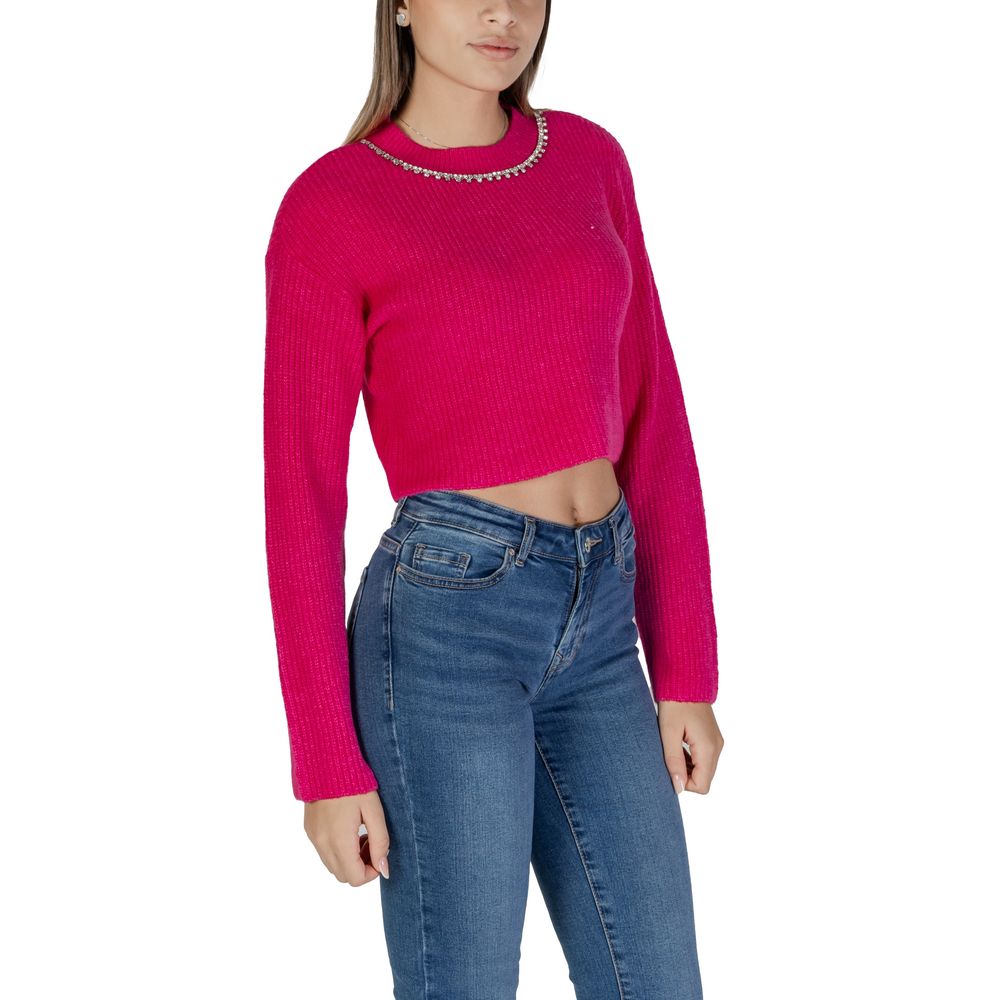 Only Rosa Sweatshirt aus recyceltem Polyester