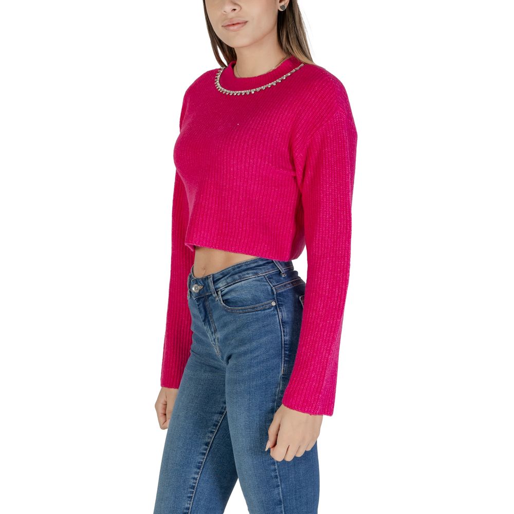 Only Rosa Sweatshirt aus recyceltem Polyester