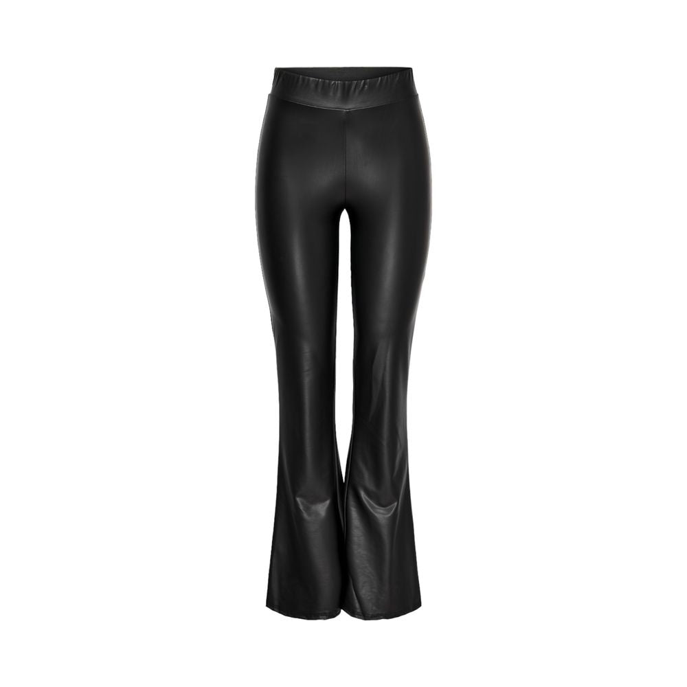 Only Schwarze Polyester-Leggings
