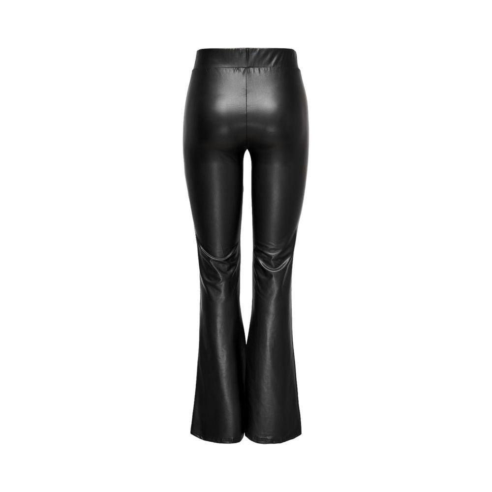 Only Schwarze Polyester-Leggings