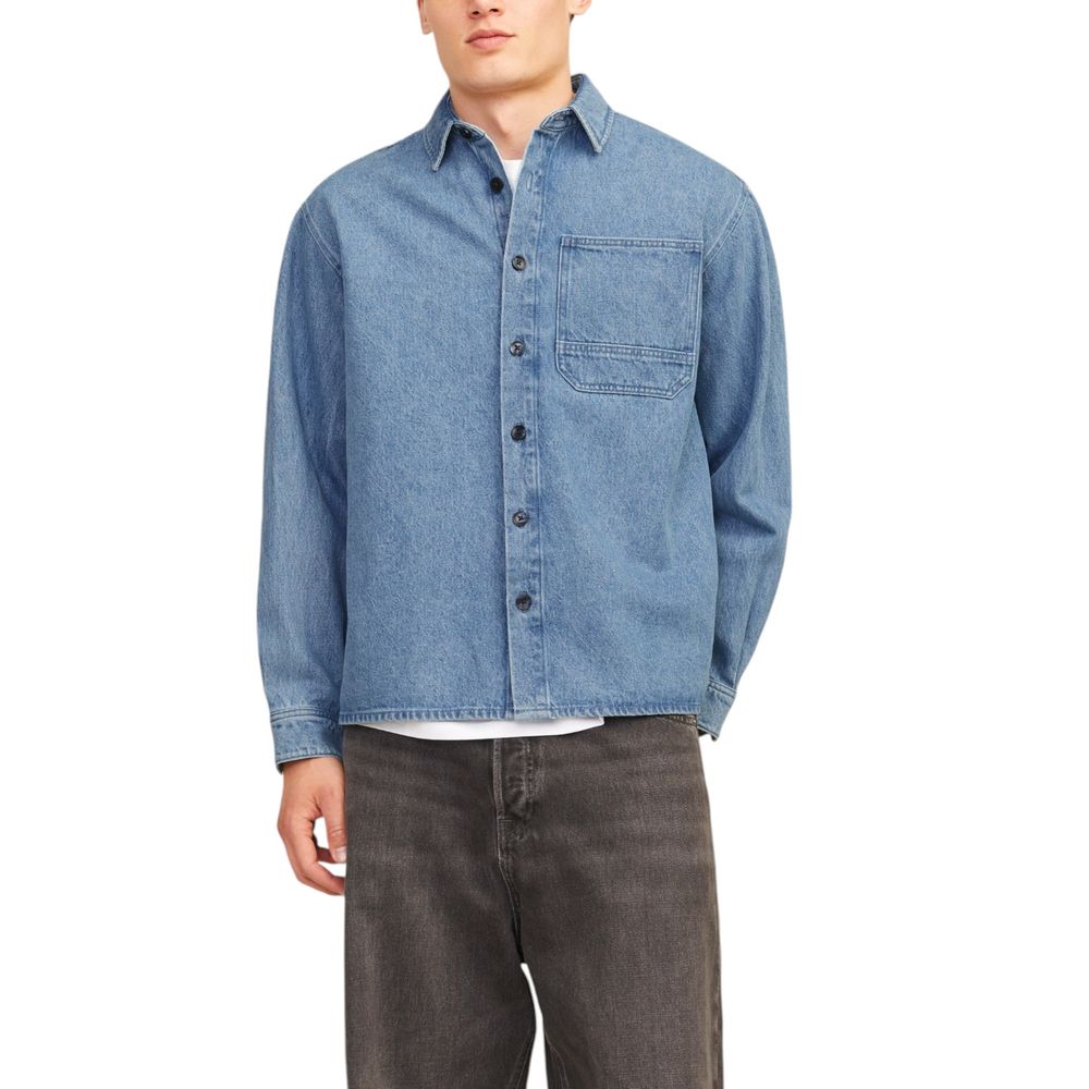 Jack Jones Hellblaues Jeanshemd