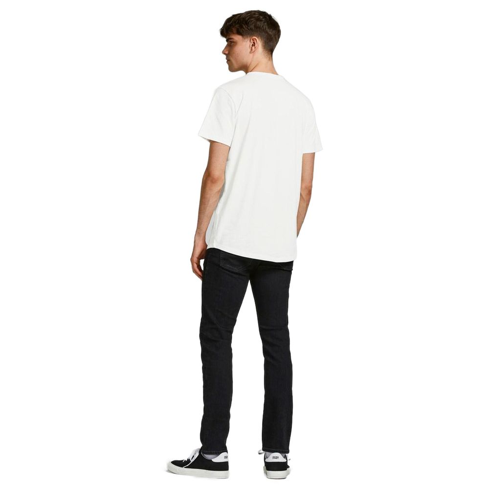 Jack Jones T-Shirt aus Bio-Baumwolle in Creme