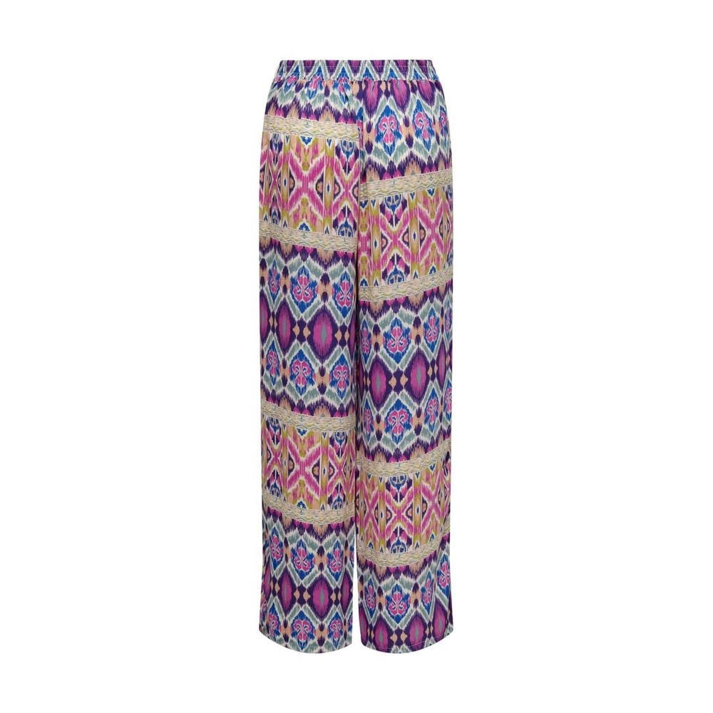 Only Bunte Palazzohose aus recyceltem Polyester